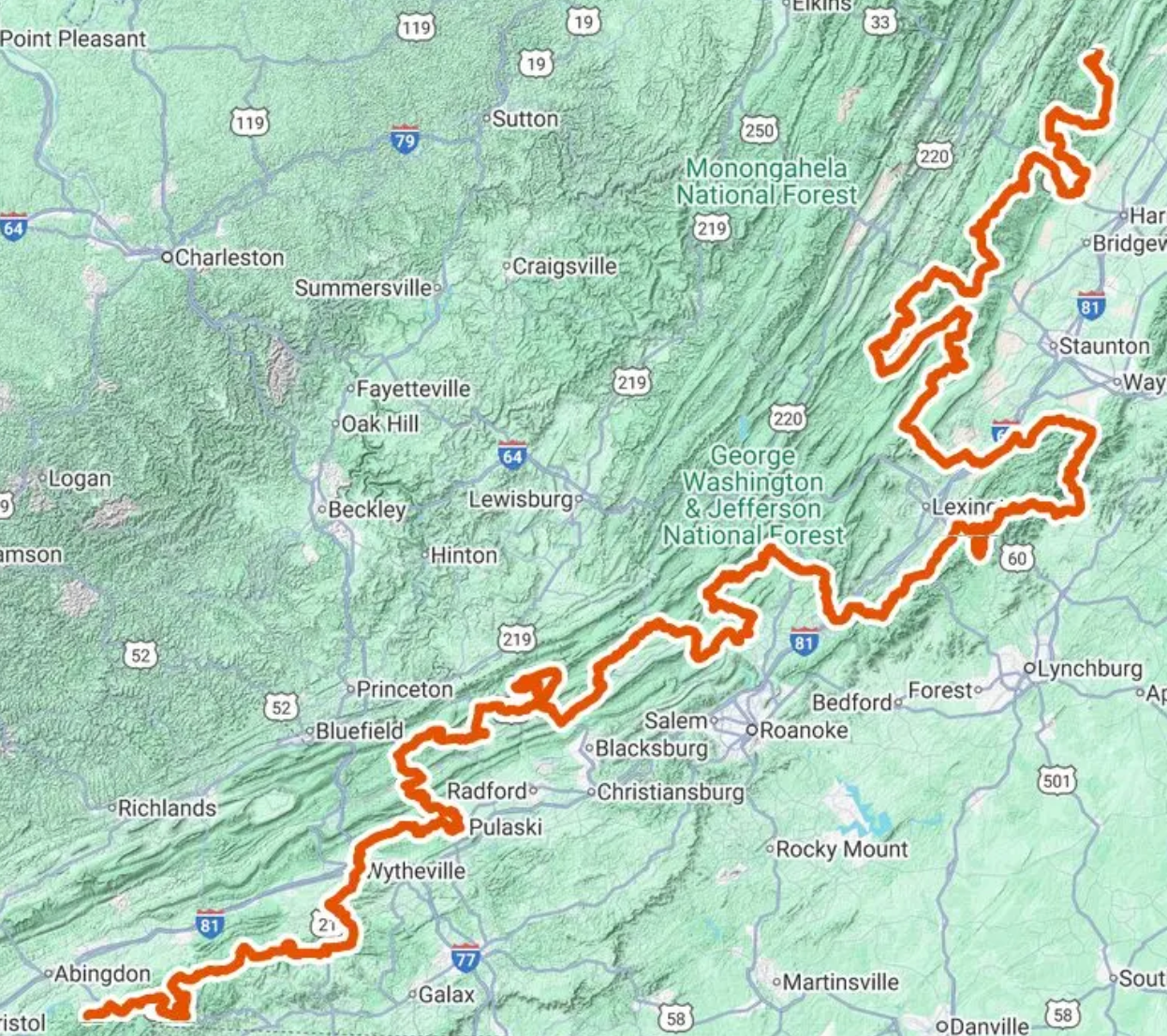 The Virginia Adventure Trail