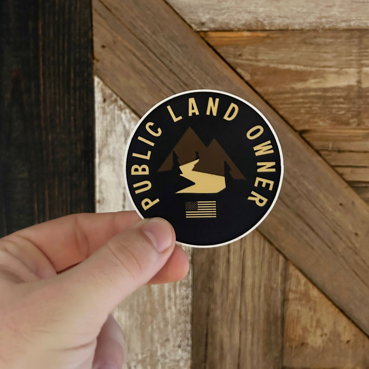 Co Owner Sticker Public Land Owner STICKER (Round) – Sunshine State Adventure Co.