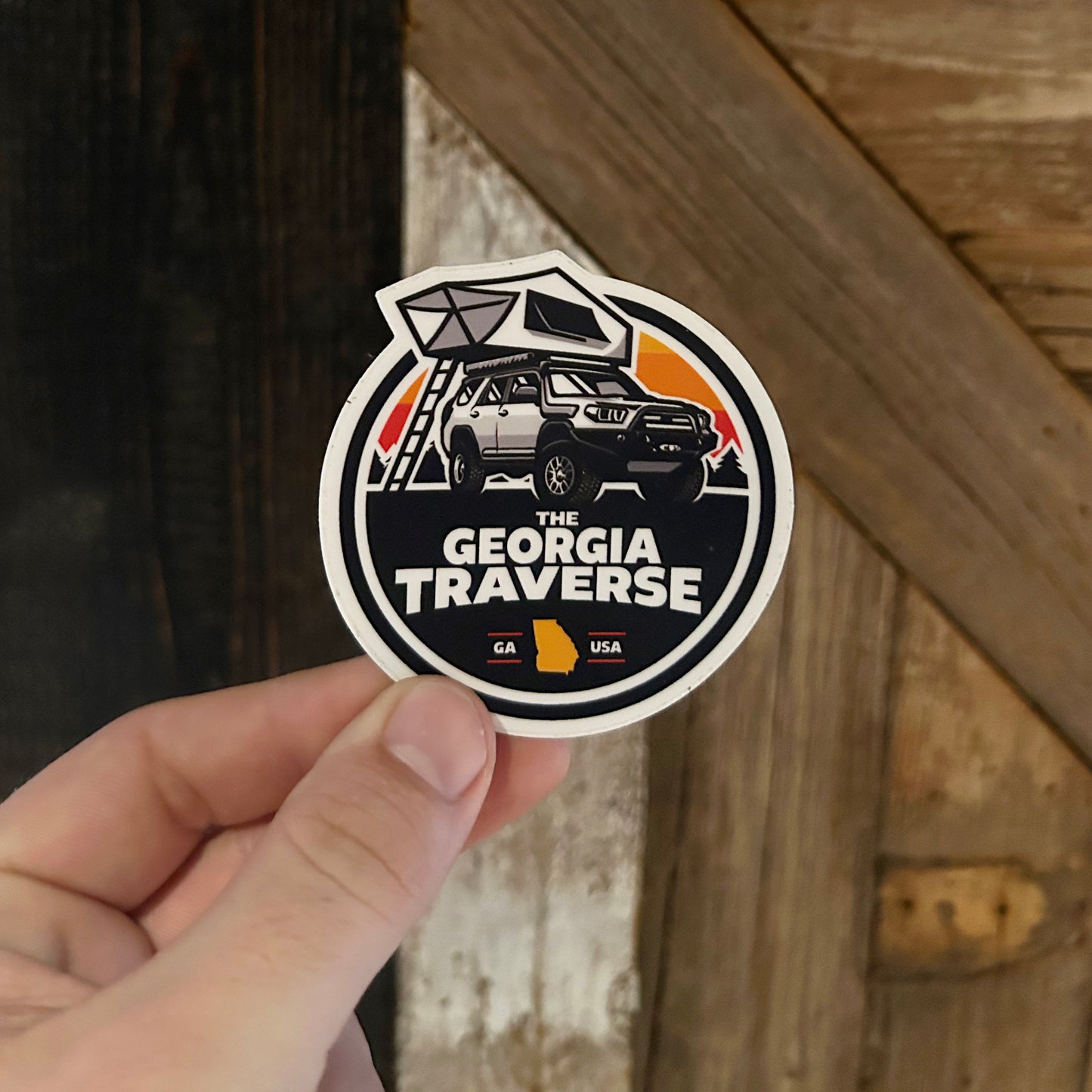 The Georgia Traverse STICKER